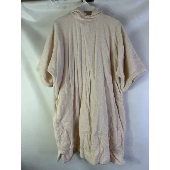 Vintage 90s Streetwear Terry Cloth Zip Robe Swim Beach Cover Up USA